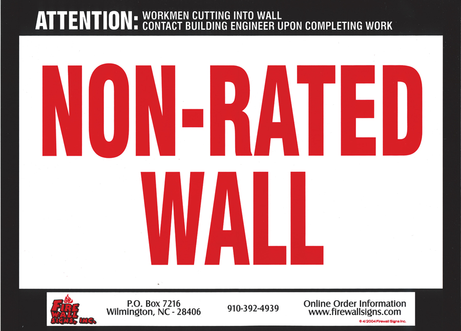 Non-Rated Wall